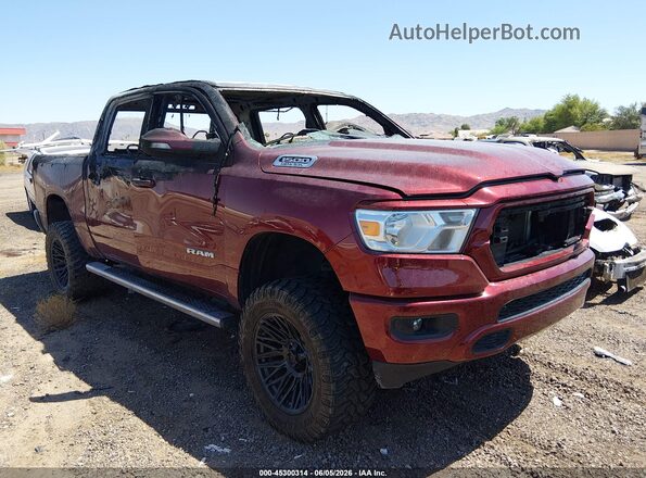 1C6SRFFT2KN659147 2019 RAM 1500 Burgundy Widok z przodu