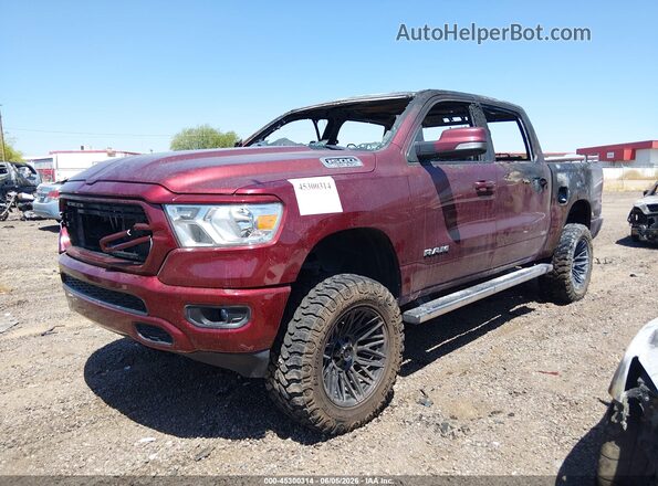 1C6SRFFT2KN659147 2019 RAM 1500 Burgundy Przód lewy