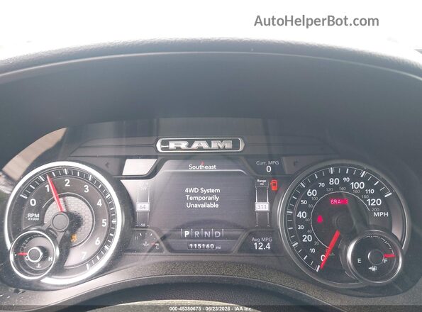 1C6SRFFT2KN732677 2019 RAM 1500 Black Հետևի նստատեղերի տեսք