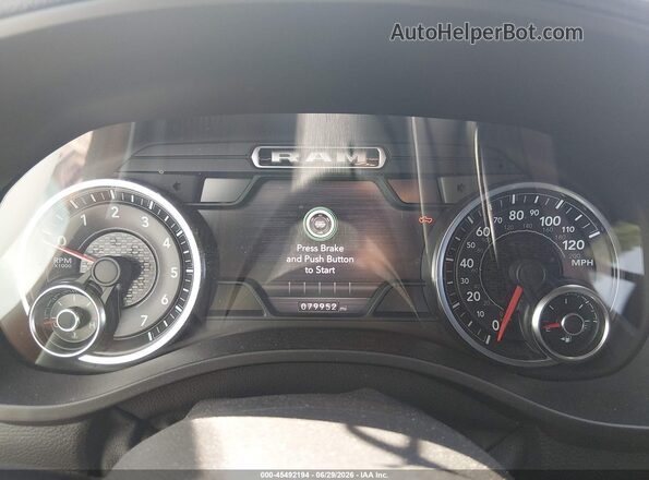 1C6SRFFT2LN177490 2020 RAM 1500 Black Vista de los asientos traseros