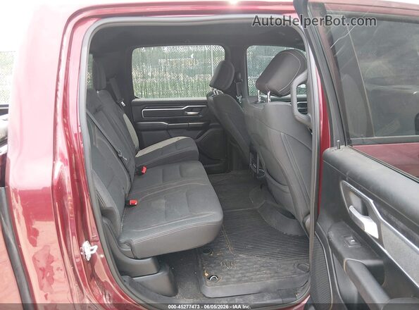 1C6SRFFT3KN561485 2019 RAM 1500 Red VIN კოდის სტიკერის ხედი