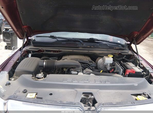 1C6SRFFT3KN561485 2019 RAM 1500 Red უკანა ხედი