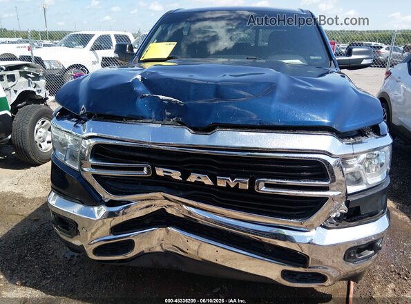1C6SRFFT3KN847370 2019 RAM 1500 Синий Вид щитка приборов