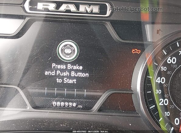 1C6SRFFT3MN807096 2021 RAM 1500 Gray Vista interior de 360 grados
