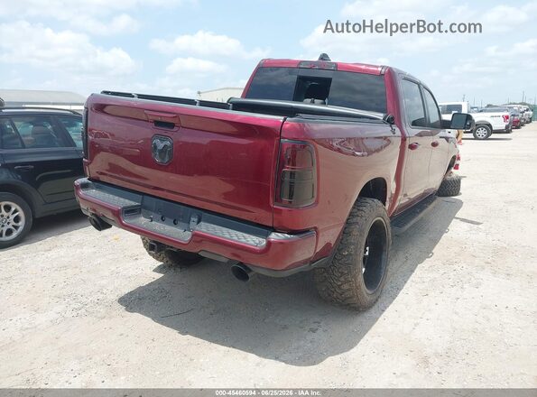 1C6SRFFT4KN649901 2019 RAM 1500 Red Rear right