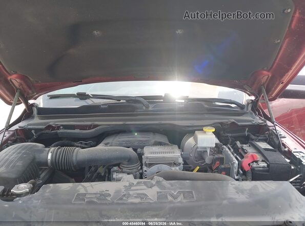 1C6SRFFT4KN649901 2019 RAM 1500 Red Rear view