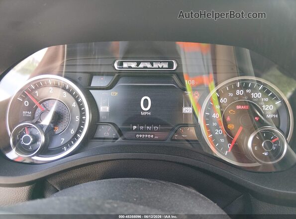 1C6SRFFT4LN185073 2020 RAM 1500 Red უკანა სავარძლების ხედი