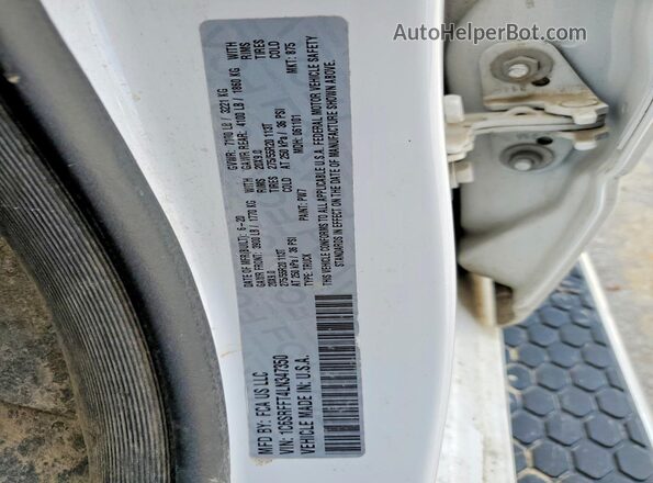1C6SRFFT4LN347350 2020 RAM 1500 White Vista del compartimento del motor