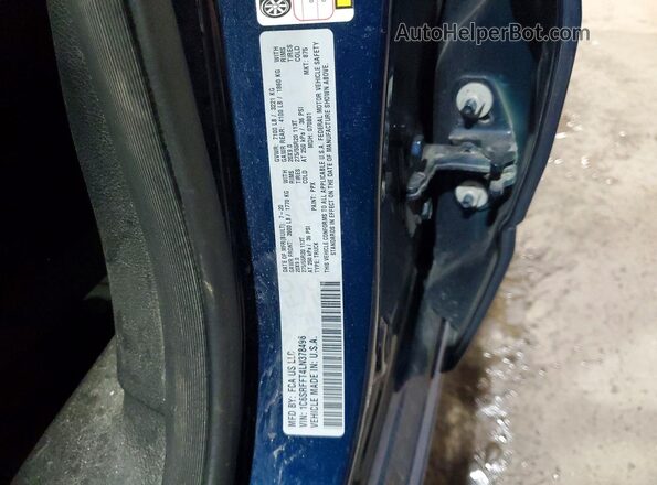 1C6SRFFT4LN378498 2020 RAM 1500 Blue ძრავის განყოფილების ხედი
