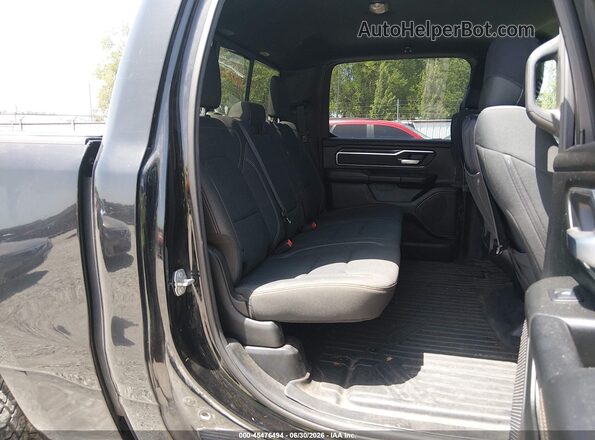 1C6SRFFT6KN533034 2019 RAM 1500 Black VIN კოდის სტიკერის ხედი