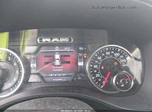 1C6SRFFT6KN561786 2019 RAM 1500 Black Вид задніх сидінь