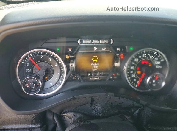 1C6SRFFT6MN597061 2021 RAM 1500 Silver Vista del cuadro de instrumentos