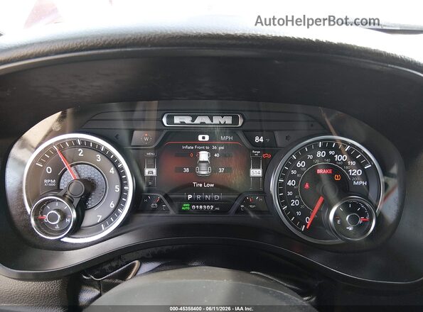 1C6SRFFT6PN611898 2023 RAM 1500 Burgundy უკანა სავარძლების ხედი