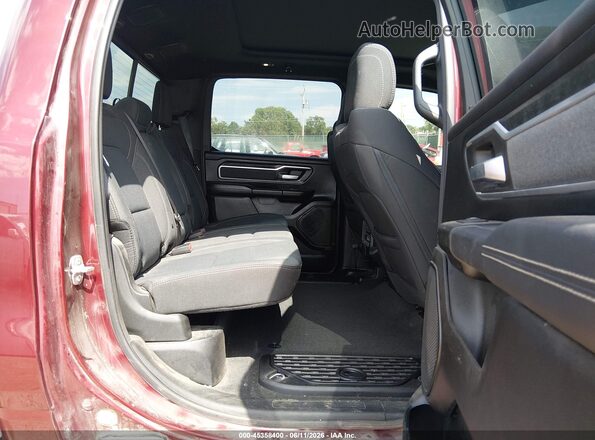 1C6SRFFT6PN611898 2023 RAM 1500 Burgundy VIN კოდის სტიკერის ხედი