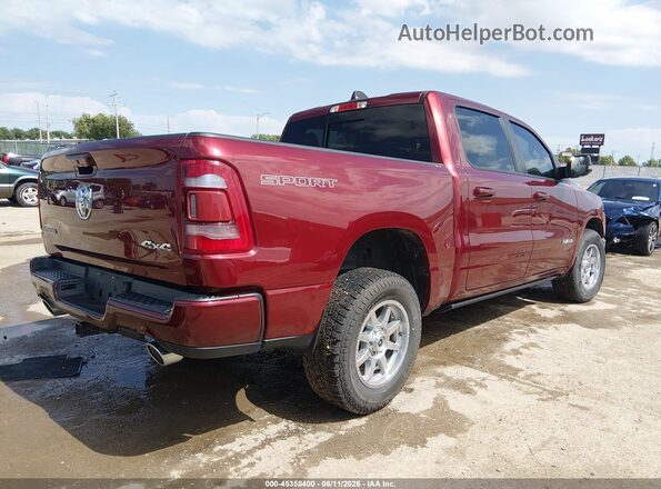 1C6SRFFT6PN611898 2023 RAM 1500 Burgundy უკანა მარჯვენა