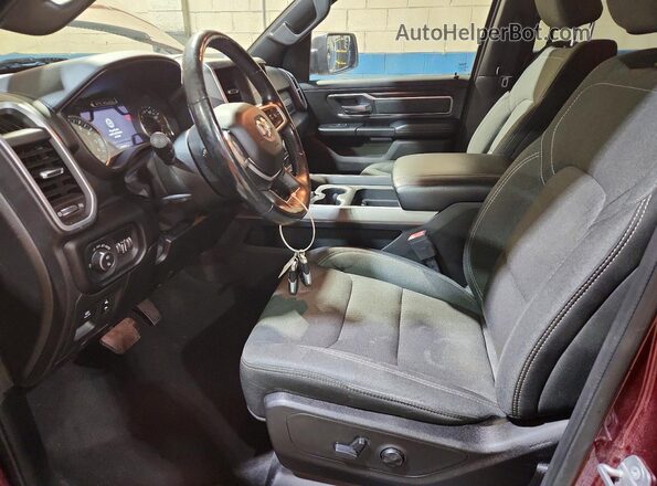 1C6SRFFT7KN734229 2019 RAM 1500 Red Front interior view