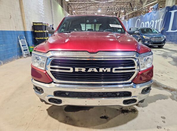 1C6SRFFT7KN734229 2019 RAM 1500 Red Front view