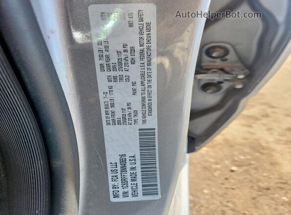 1C6SRFFT8NN406516 2022 RAM 1500 Серебряный Вид наклейки с VIN-кодом