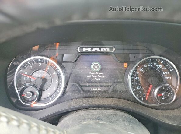 1C6SRFFT8RN204474 2024 RAM 1500 Black Вид щитка приладів