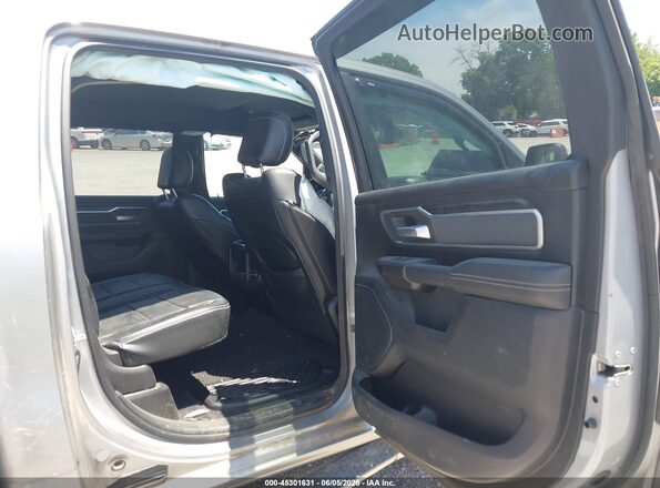 1C6SRFFTXKN538060 2019 RAM 1500 Silver Vista de la etiqueta del VIN