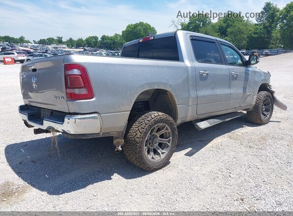 1C6SRFFTXKN538060 2019 RAM 1500 Silver Trasero derecho