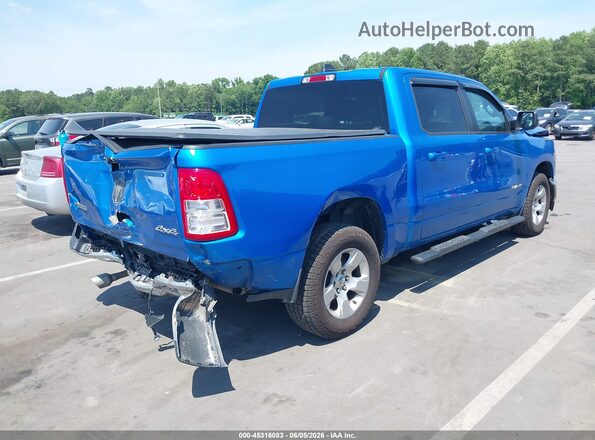 1C6SRFFTXMN520791 2021 RAM 1500 Blue Tył prawy
