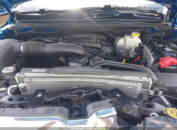 1C6SRFFTXMN520791 2021 RAM 1500 Blue Widok z tyłu