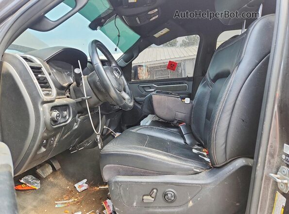 1C6SRFFTXMN771651 2021 RAM 1500 Gray Vista interior delantera