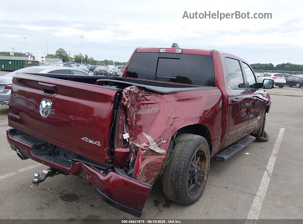 1C6SRFFTXPN613685 2023 RAM 1500 Burgundy Trasero derecho