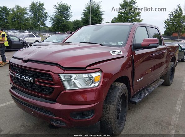 1C6SRFFTXPN613685 2023 RAM 1500 Burgundy Vista tres cuartos delantera izquierda