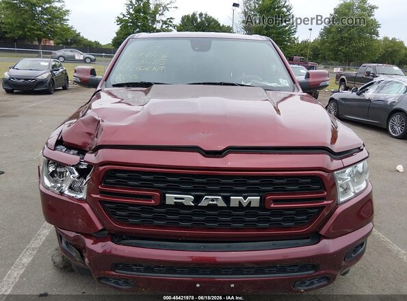 1C6SRFFTXPN613685 2023 RAM 1500 Burgundy Vista del cuadro de instrumentos