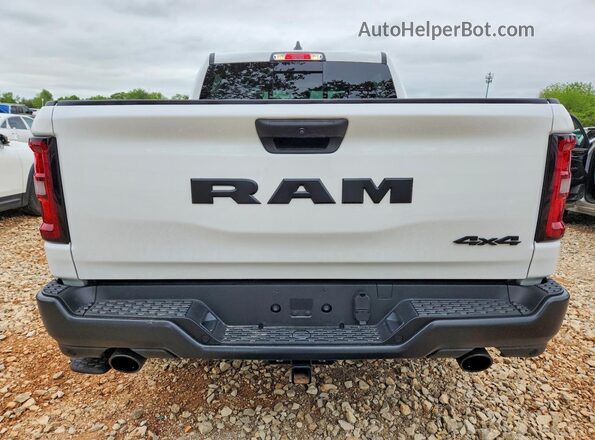 1C6SRFGP1SN679357 2025 RAM 1500 White Вид ззаду