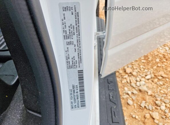 1C6SRFGP1SN679357 2025 RAM 1500 White Вид підкапотного простору