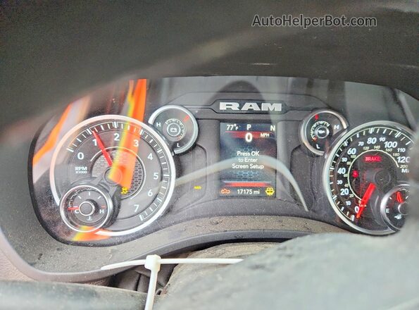 1C6SRFGT1RN207702 2024 RAM 1500 Black Вид щитка приладів