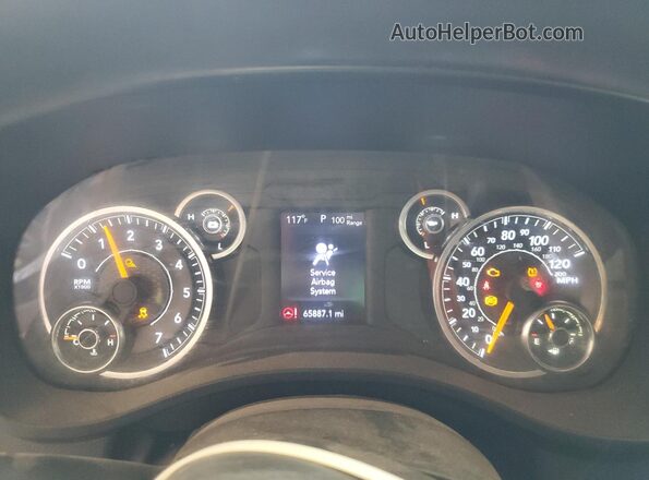 1C6SRFGT7LN236936 2020 RAM 1500 White Widok zestawu wskaźników