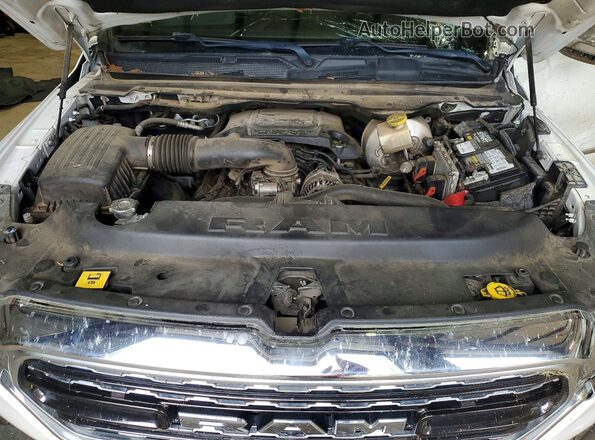 1C6SRFHT1KN866268 2019 RAM 1500 White უკანა სალონის ხედი