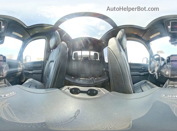1C6SRFHT2KN682733 2019 RAM 1500 White 360 interior view