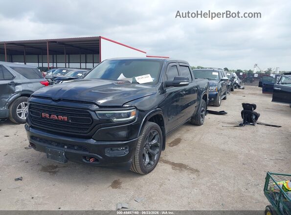 1C6SRFHT2LN171573 2020 RAM 1500 Black Առջևի ձախ երեք քառորդ տեսարան