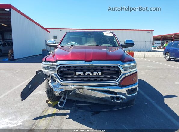 1C6SRFHT2PN542706 2023 RAM 1500 Burgundy Instrument cluster view