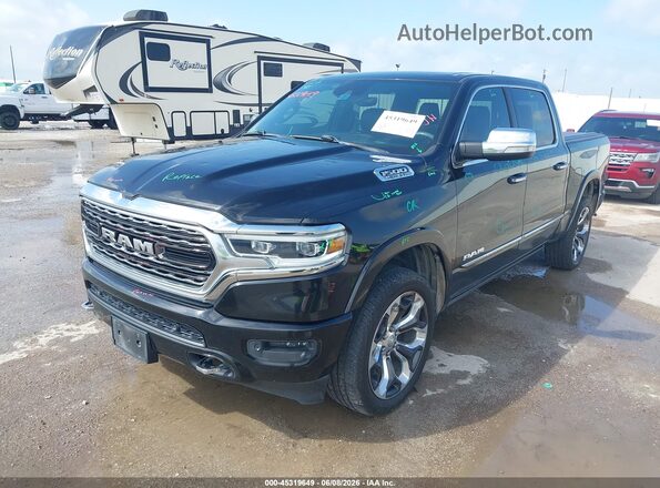 1C6SRFHT3LN116968 2020 RAM 1500 Black წინა მარცხენა ხედი სამი მეოთხედიდან