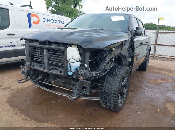 1C6SRFHT3MN603167 2021 RAM 1500 Black წინა მარცხენა ხედი სამი მეოთხედიდან