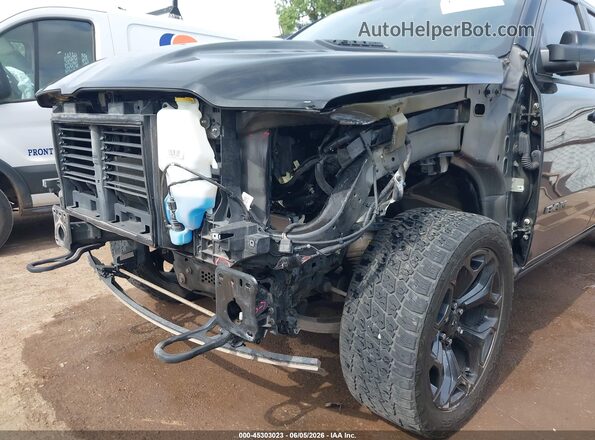 1C6SRFHT3MN603167 2021 RAM 1500 Black წინა ხედი
