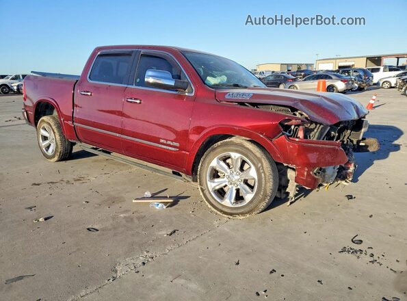 1C6SRFHT4LN387134 2020 RAM 1500 Burgundy Front right