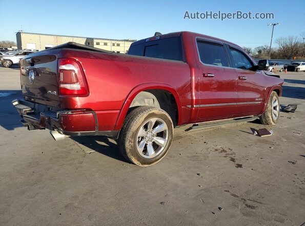 1C6SRFHT4LN387134 2020 RAM 1500 Burgundy Rear right