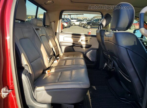 1C6SRFHT4LN387134 2020 RAM 1500 Burgundy Rear seats view