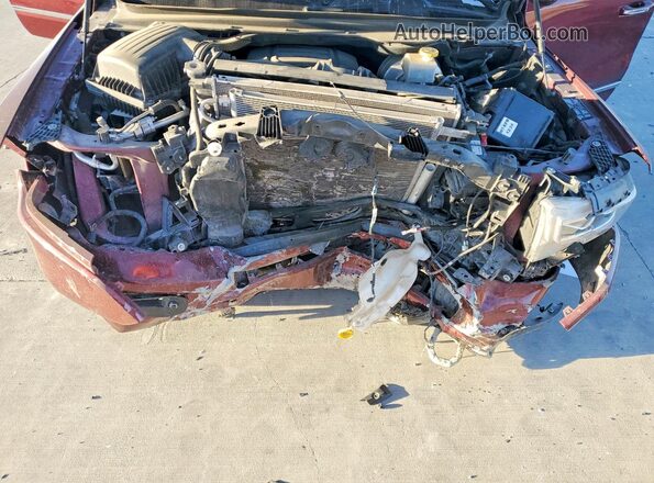 1C6SRFHT4LN387134 2020 RAM 1500 Burgundy Rear interior view