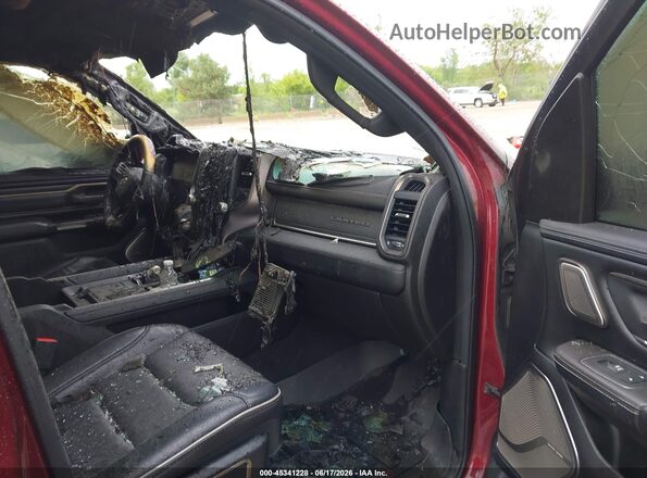 1C6SRFHT5KN713330 2019 RAM 1500 Maroon Vista interior delantera
