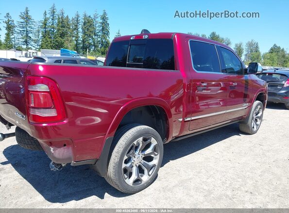 1C6SRFHT6KN559078 2019 RAM 1500 Red Rear right