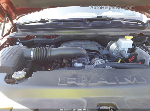 1C6SRFHT6KN559078 2019 RAM 1500 Red Rear view