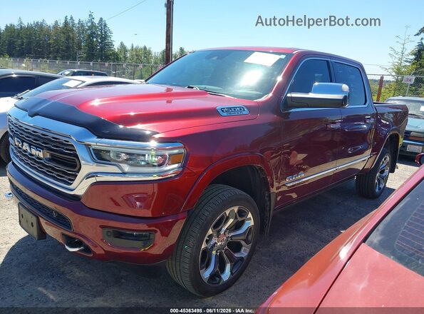 1C6SRFHT6KN559078 2019 RAM 1500 Red Front left
